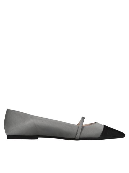 Ballerine in tessuto N°21 | CPXNV18013 X023GRIGIO-NERO